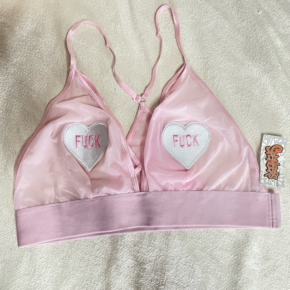F**k bralette new with tags